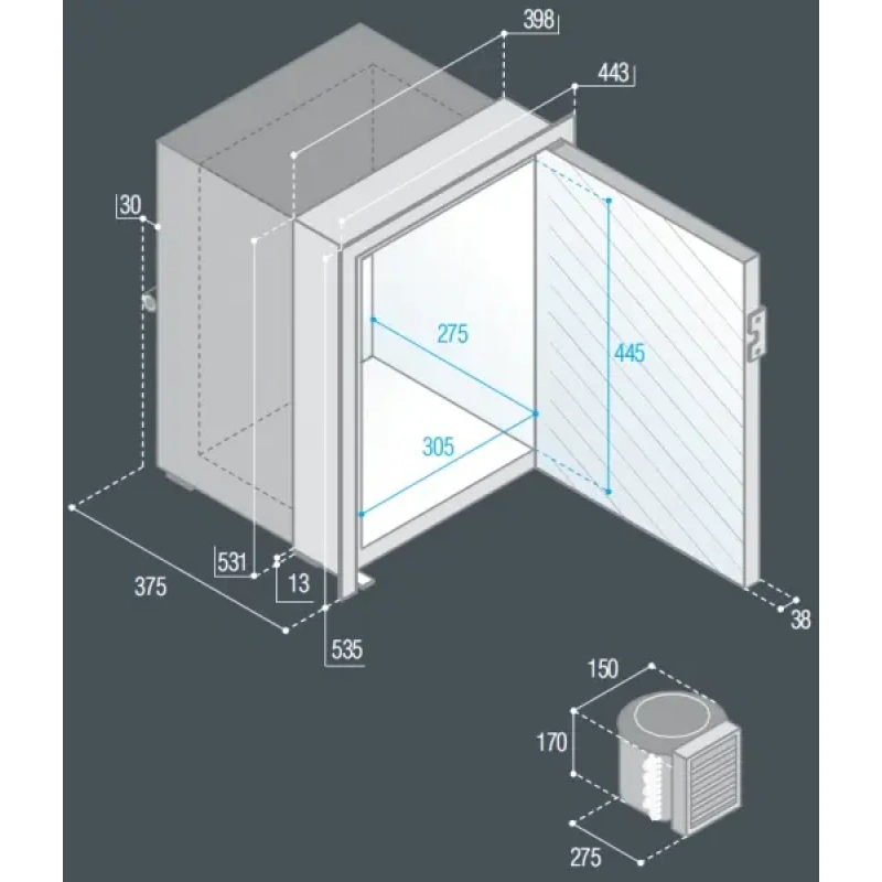 Vitrifrigo Buzdolabı Model C42LX OCX2