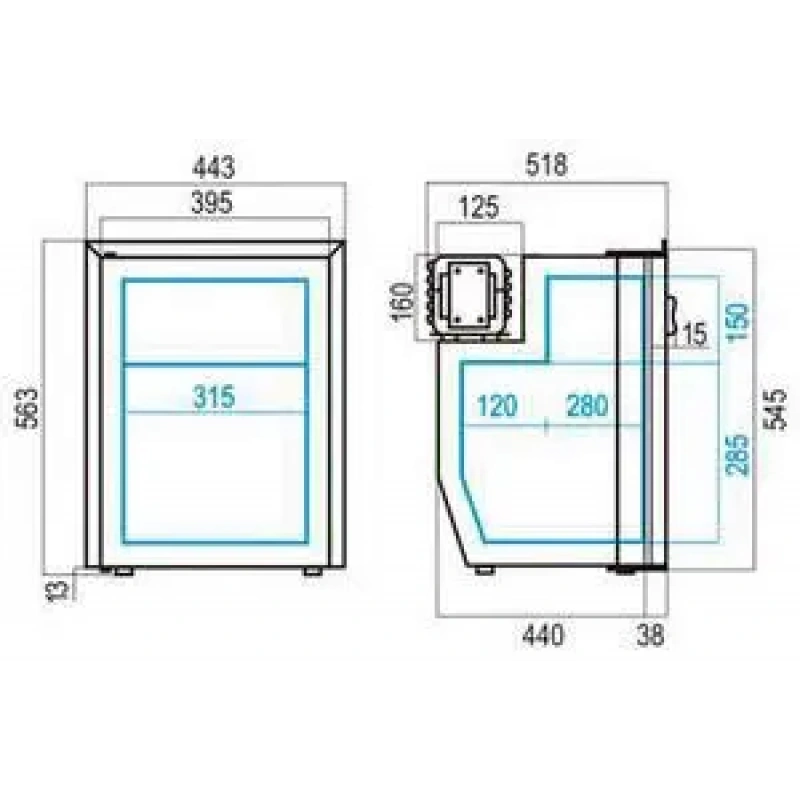 Vitrifrigo Buzdolabı Model C51iX OCX2