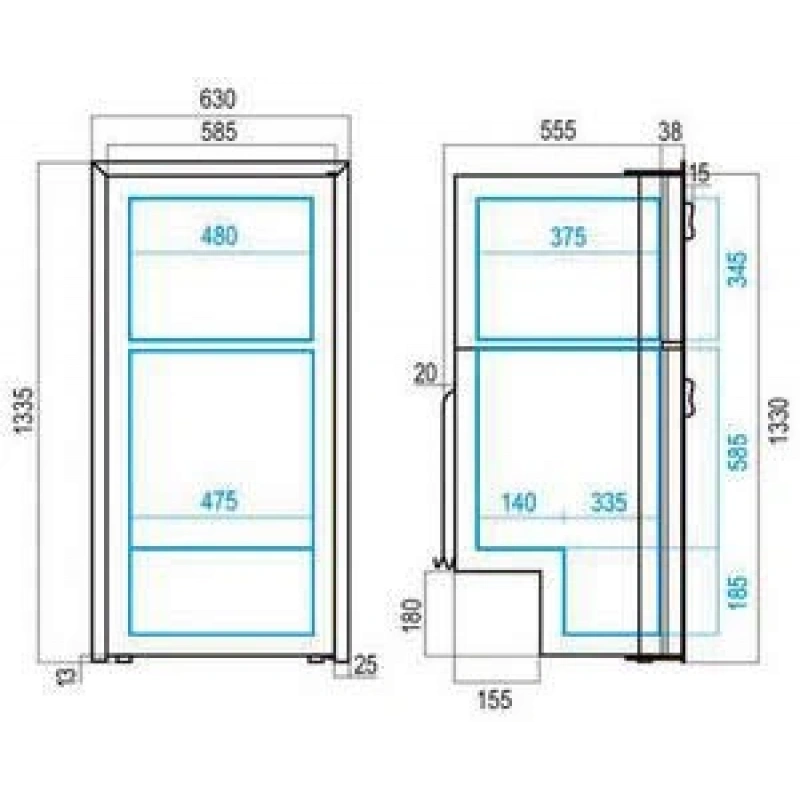 Vitrifrigo Derin Dondurucu DP2600iX OCX2