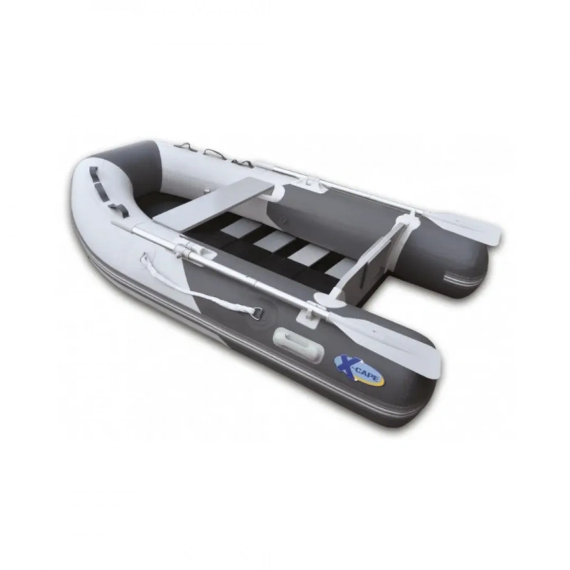 X-Cape Katlanır Tabanlı Şişme Bot 230 Gri - Açık Gri