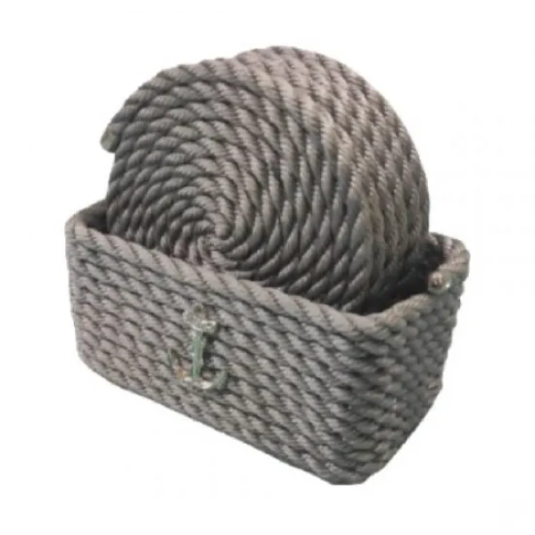 CaptainRA Dikdörtgen Kutulu Bardak Altlığı Gri