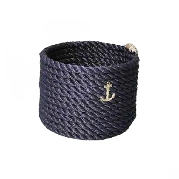 CaptainRA Mini Havlu Sepeti (Yuvarlak) Lacivert