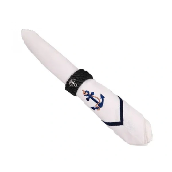 CaptainRA Peçete Halkası Siyah