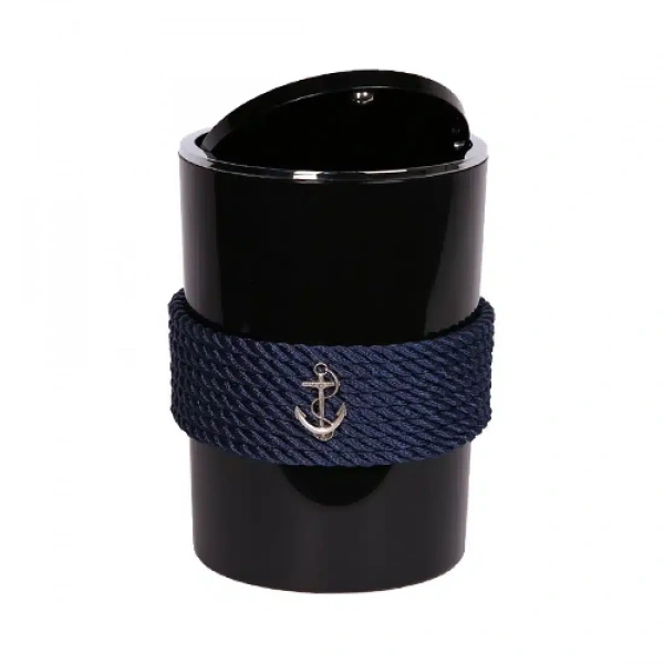 CaptainRA Siyah Çöp Kovası Lacivert