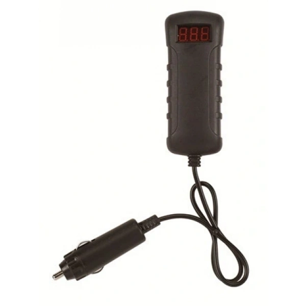 Dijital AKÜ Test Cihazı 5-30V DC, Çakmak Fişli