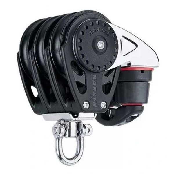 Harken 57mm Carbo Cem Kilitli Üçlü Makara - İp: 10mm