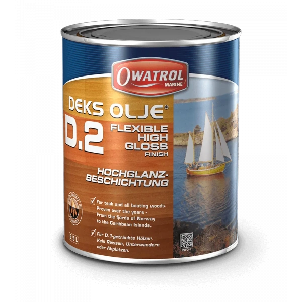 OWATROL Deks Olje D2 Yat Verniği 1 Lt