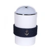 CaptainRA Beyaz Çöp Kovası Lacivert