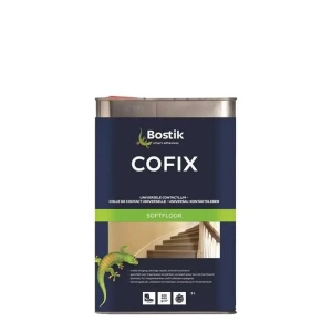 Cofix Zemin Kaplama Yapıştırıcısı Şeffaf 5LT Bostik