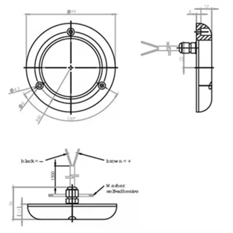 Aqua Signal -DIONE- LED su altı aydınlatma lambası