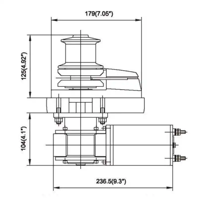 BADA C912C TAMBURLU IRGAT, 12V - 900W, 6MM