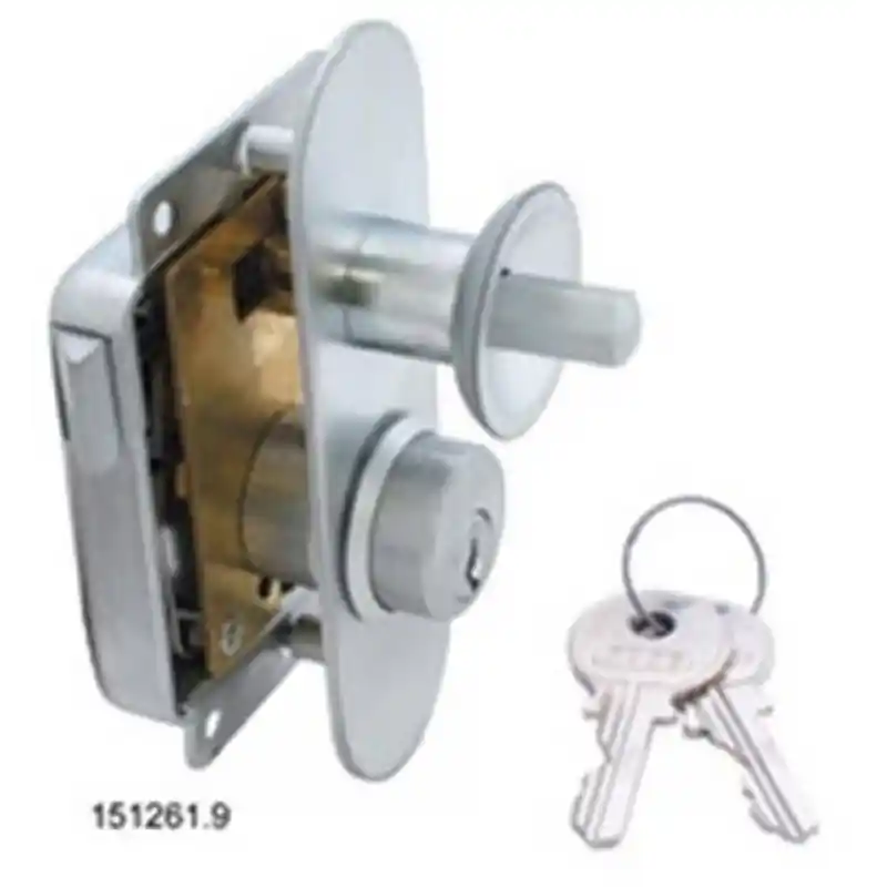 Basmalı Kilit Anahtarlı 55X78mm Sol