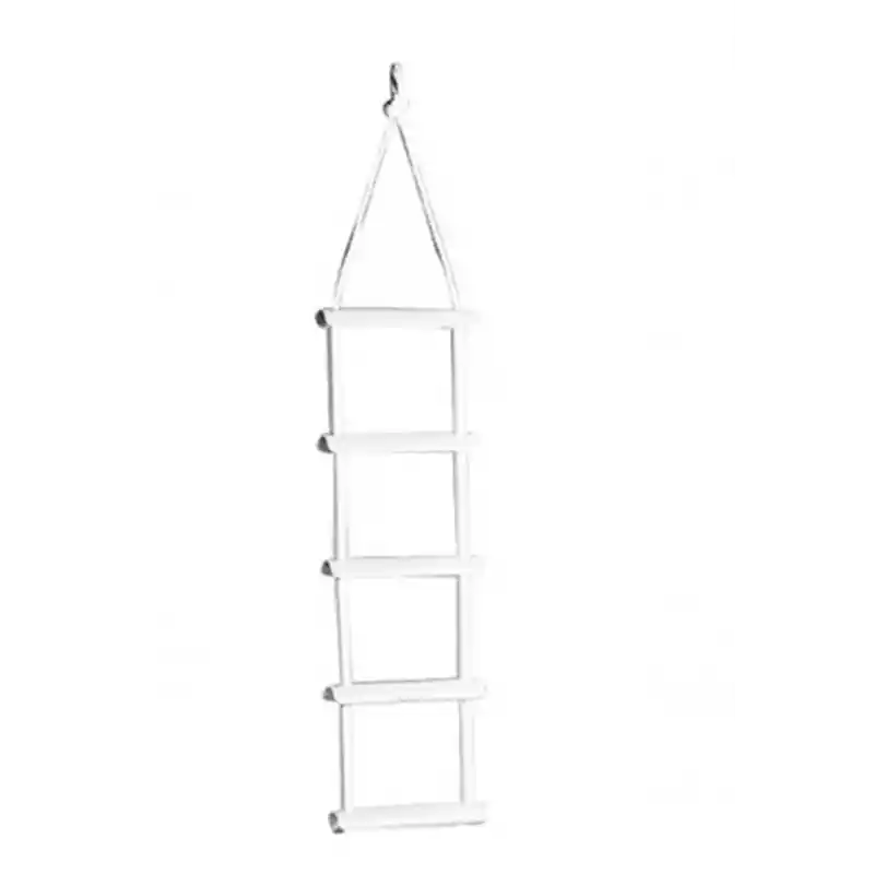 Beyaz Plastik basamaklı ip merdiven