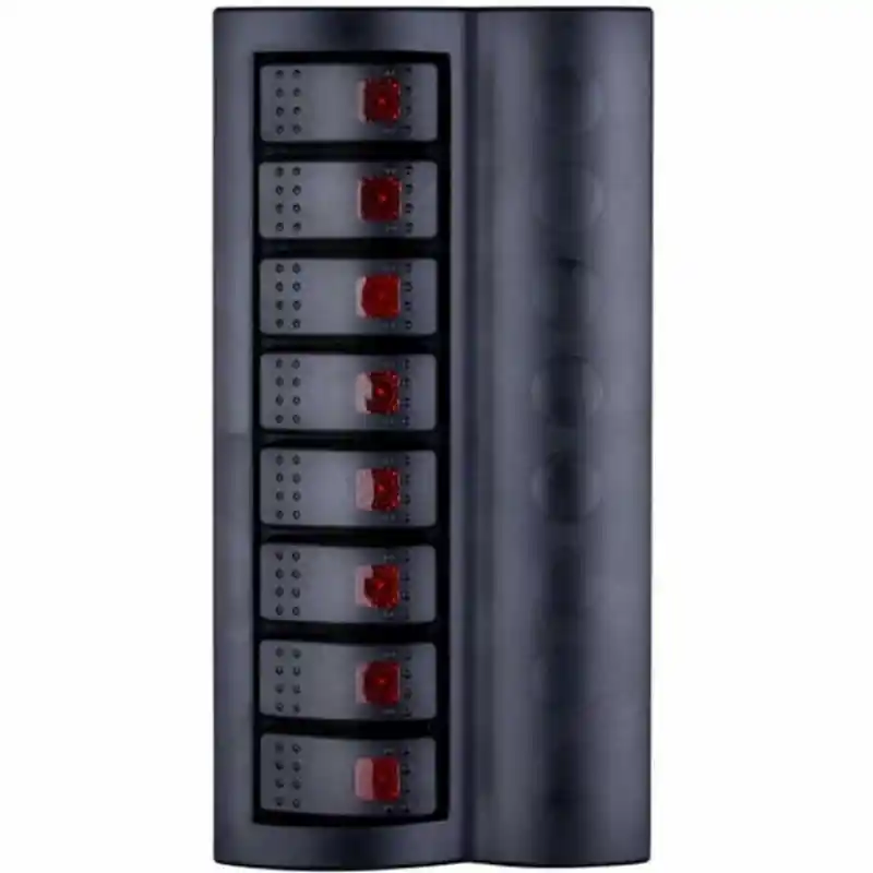 BFY Otomatik Sigortalı Ve Işıklı Switch Panel - 8 Anahtarlı