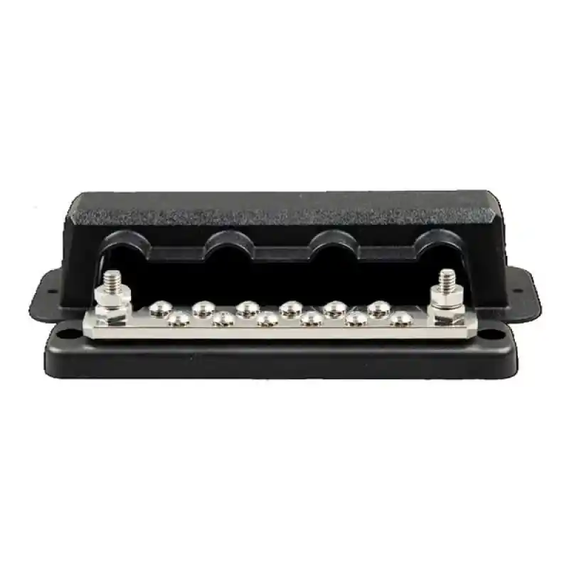 Busbar 250A 2P With 12 Screws + Cover