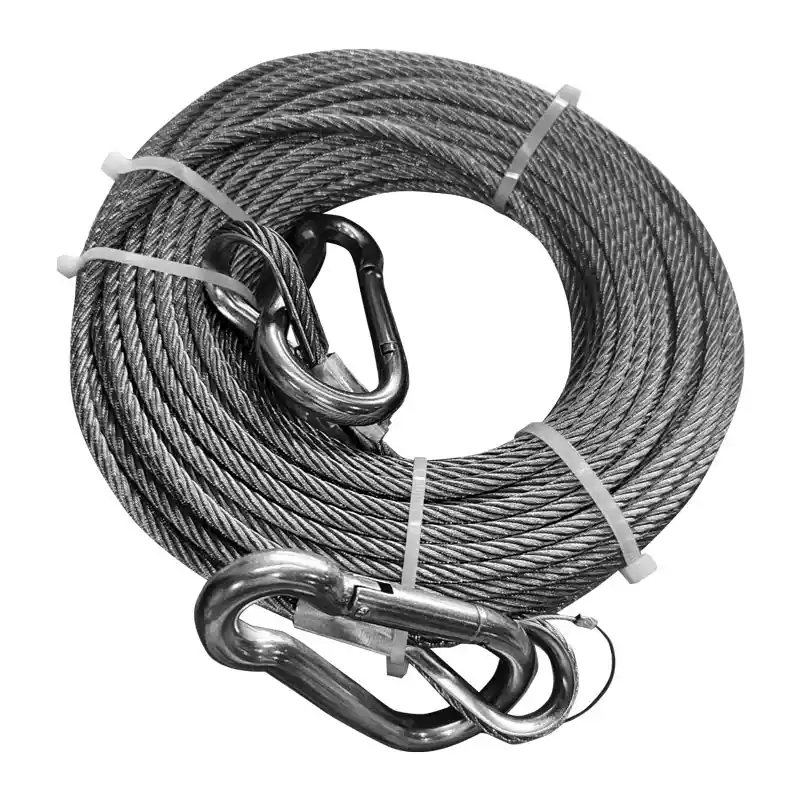 Cankurtarma Halatı - Lifeline, Yanmaz, Kancalı, 5mmx30M,Solas/Med