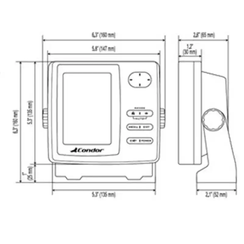 Condor 325 DF Balık Bulucu Türkçe Menü