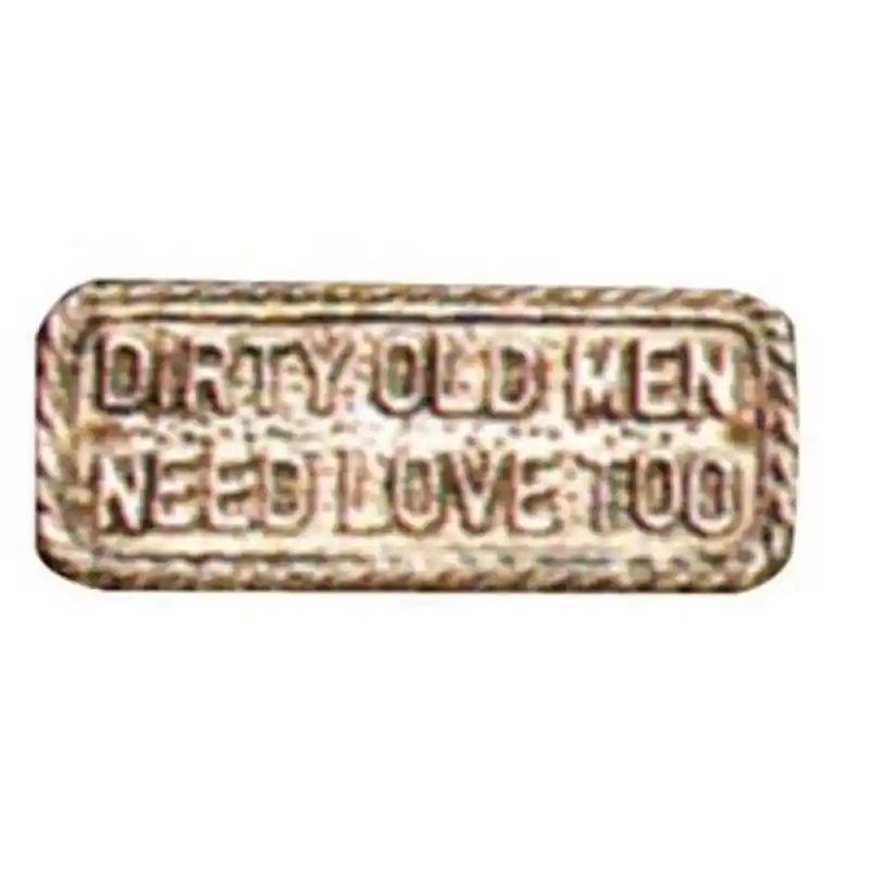 Dekoratif pirinç yazı no drınkıng