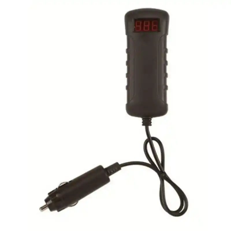 Dijital AKÜ Test Cihazı 5-30V DC, Çakmak Fişli