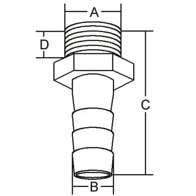 Hortum rakoru 2 x 50mm
