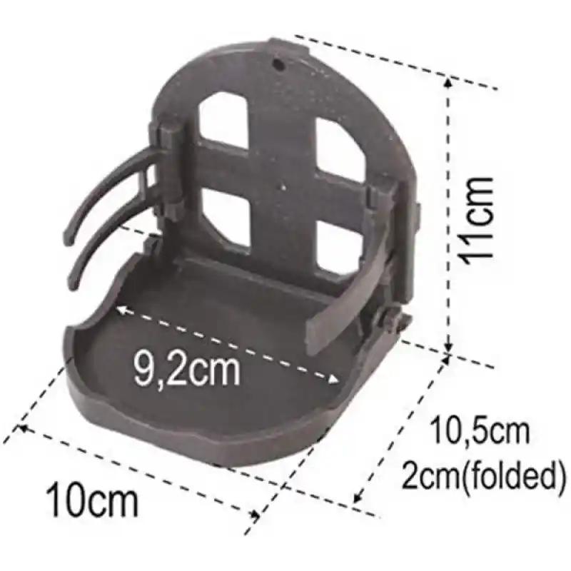 Katlanır Bardaklık, Koyu Gri