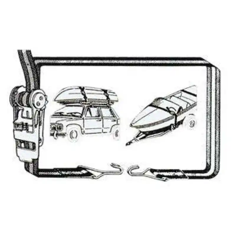 Kayışlı Gergi, Galvanizli Çelik, 6 Metre