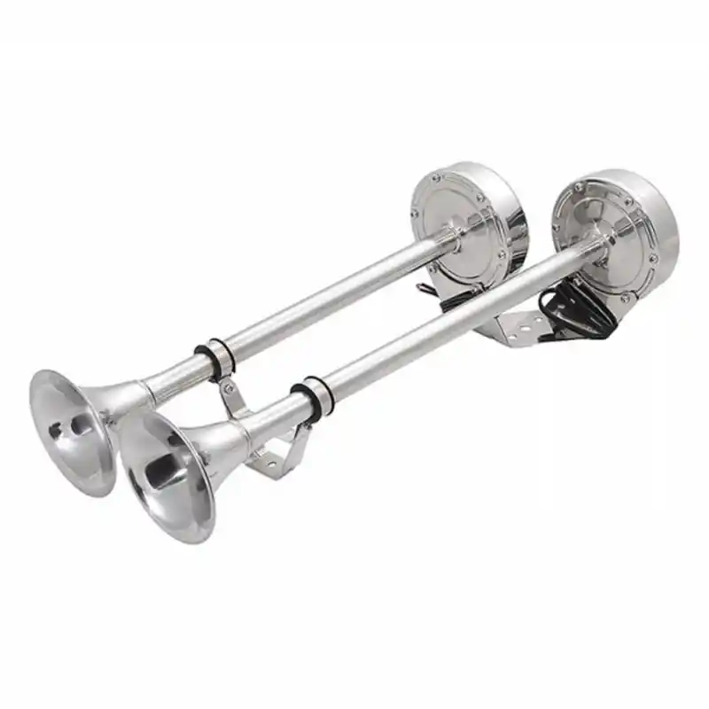 Krom Trompet Korna Çiftli / 12V