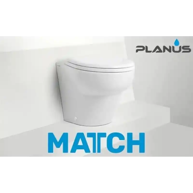 Match Cut 12V Beyaz Kısa Taş Thr. Kitli Tuvalet