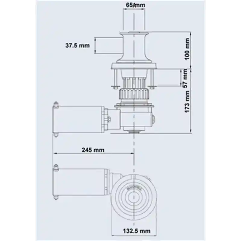 Maxwell VC Serisi 600W 12V  Capstan