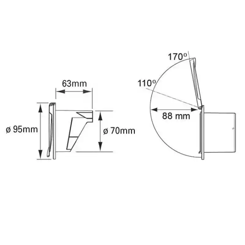 MİKSER İÇİN GÖMME YUVA, YUVARLAK