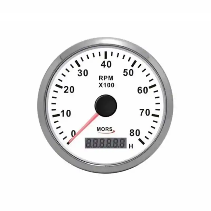 Mors Devir Göstergesi ve Motor Saati 8000rpm - Beyaz