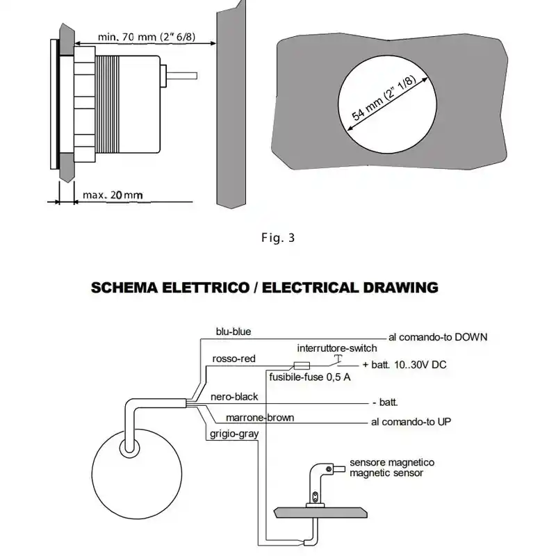 MZ Electronics CC011 Irgat Zincir Sayacı 12-24V