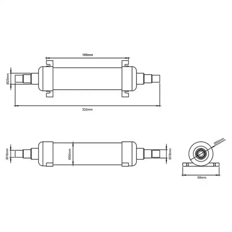 Nuova Rade Bio-Carbon Koku Filtresi Ø16-19mm