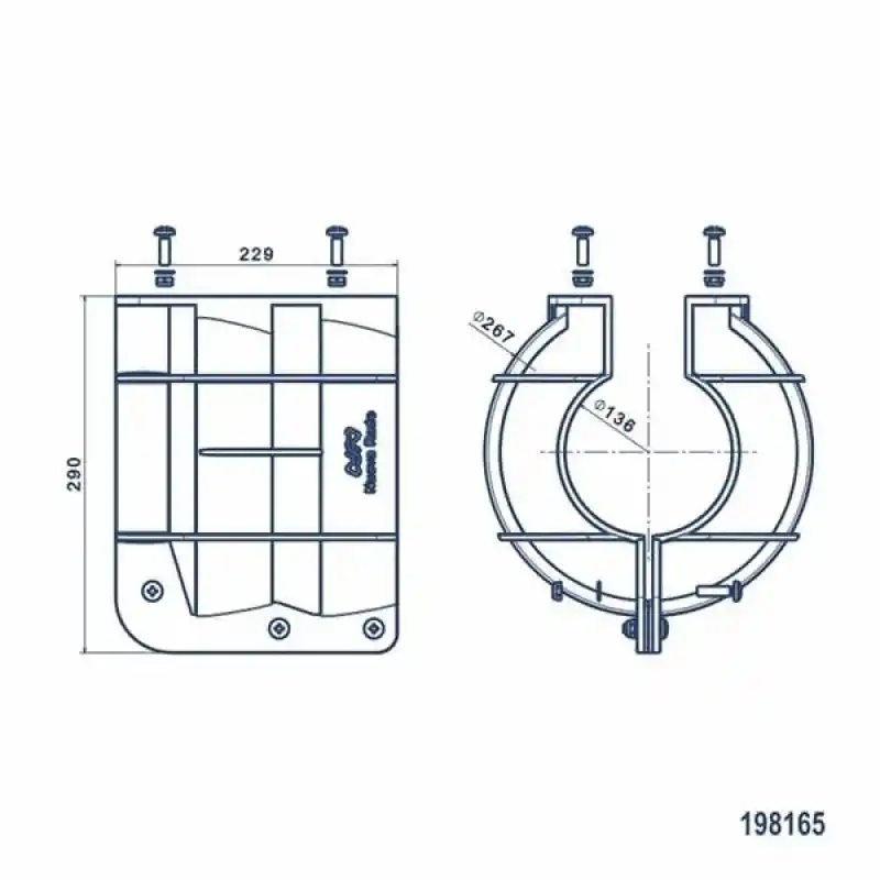 NUOVA RADE PERVANE KORUYUCU, 9-25 HP, Ø23CM, SARI