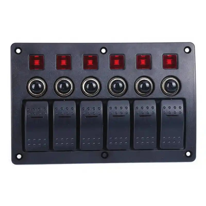 Otomatik Sigortalı ve Işıklı Switch Paneli - 8 Anahtar