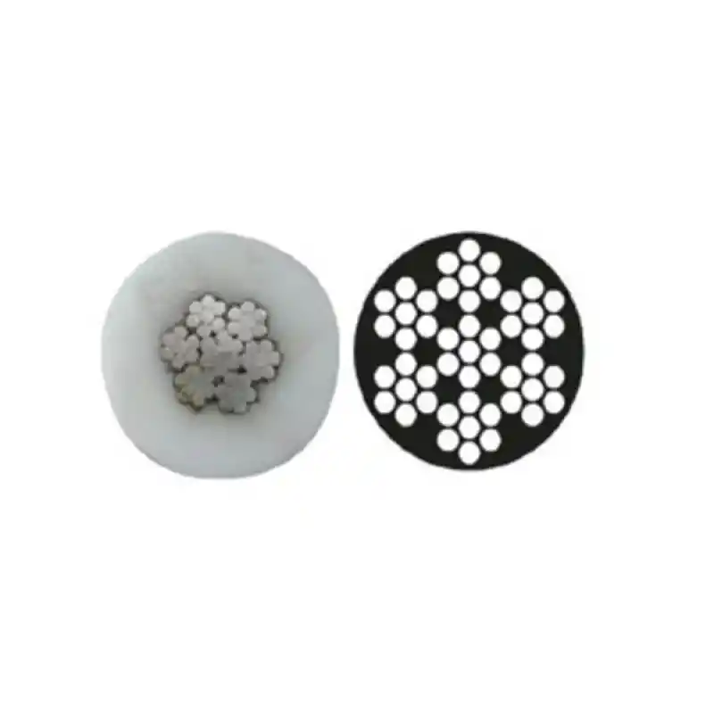 PASLANMAZ ÇELİK İZOLELİ HALAT, 4x6MM, 7x7, AISI316