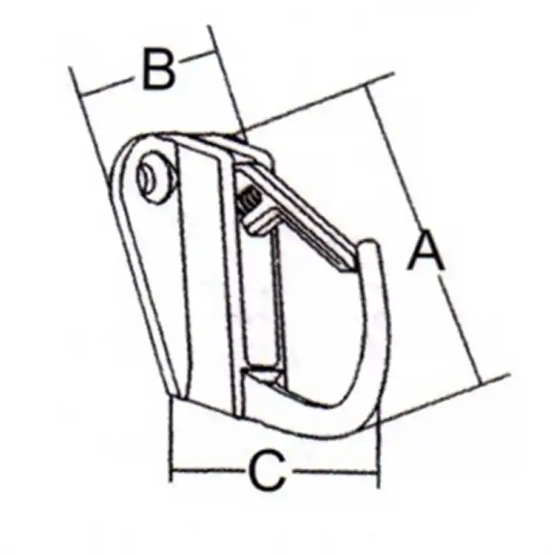 Paslanmaz Usturmaça Kancası Yaylı