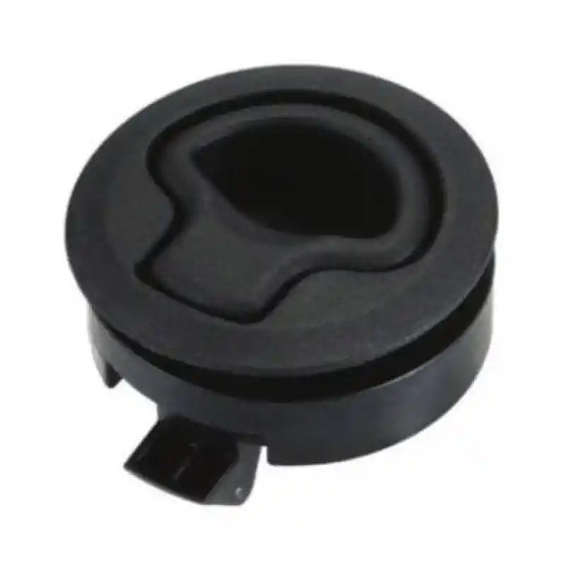 Plastik Gömme Kulp, Yaylı - Beyaz