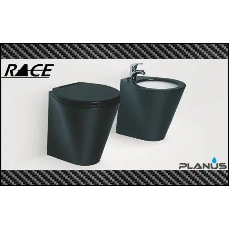 Race 12V Kısa Taş Karbon Tuvalet