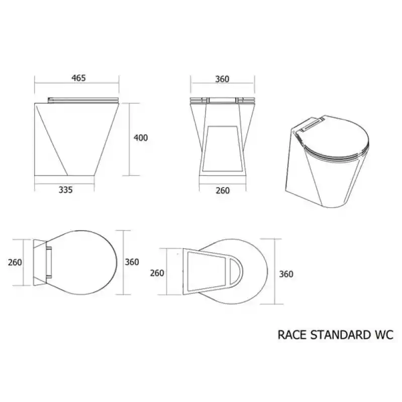 Race 24V Karbon Tuvalet