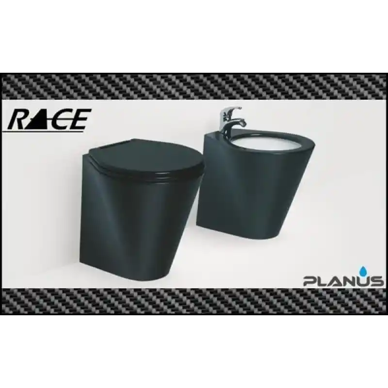 Race 24V  Kısa Taş Karbon Tuvalet