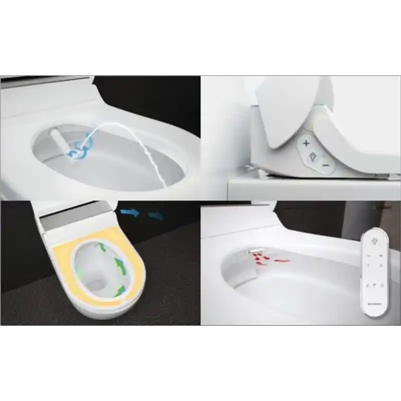 RELAX 24V GEBERİT TUVALET, BEYAZ, DUVARA MONTAJ