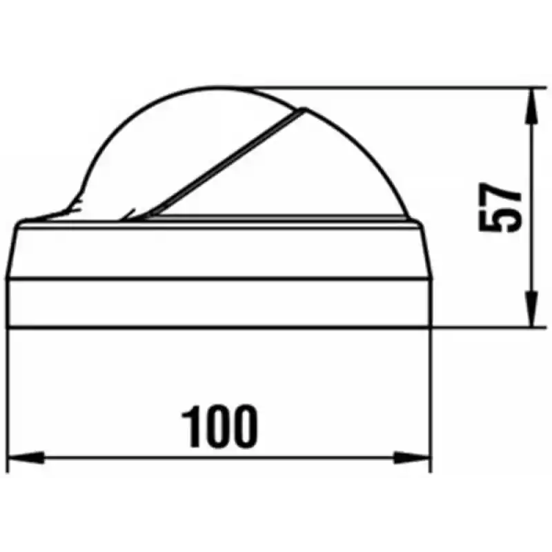Riviera Bar Aries Pusula 65mm Gri