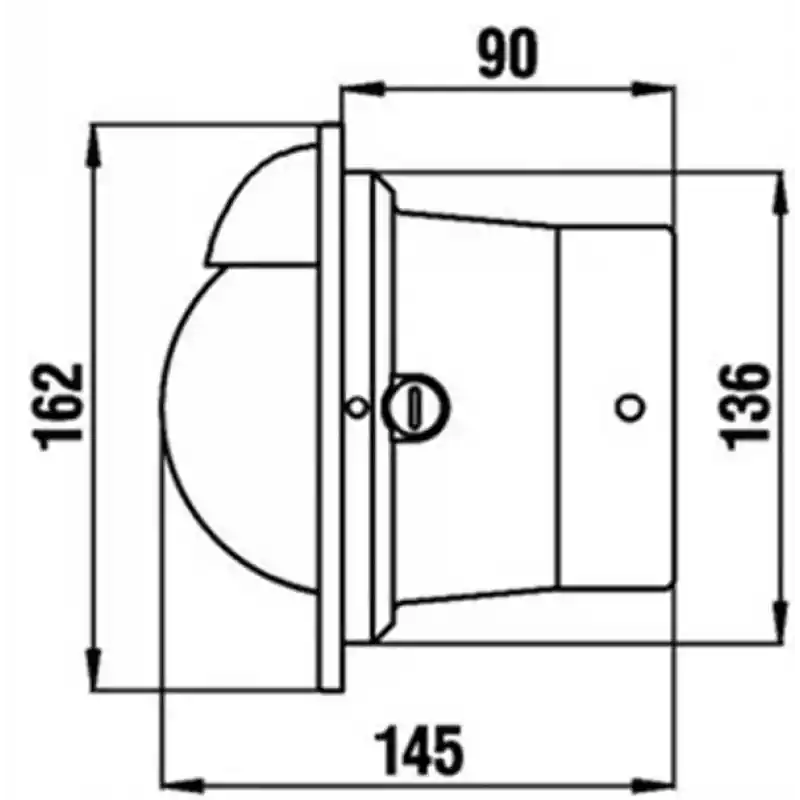Riviera Bp2 Pegasus Gömme Pusula 100mm Siyah