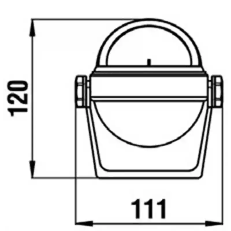 Riviera Bs2 Stella Braketli Pusula 65mm Siyah