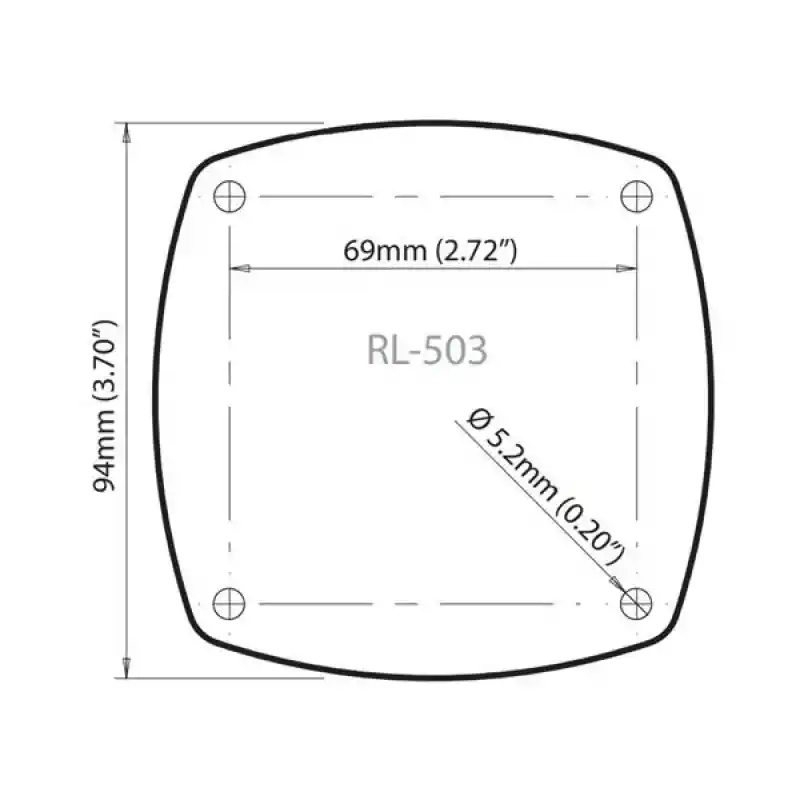 ROKK LOK MONTAJ PLAKASI LOWRANCE -  RL503