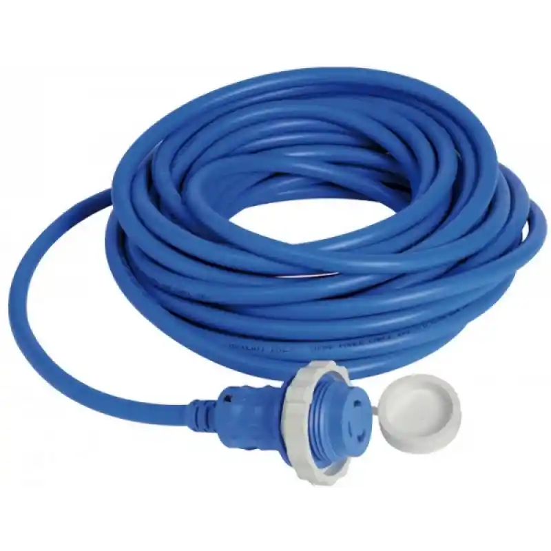 Sahil Besleme Kablosu Fişli 30A-10M Mavi