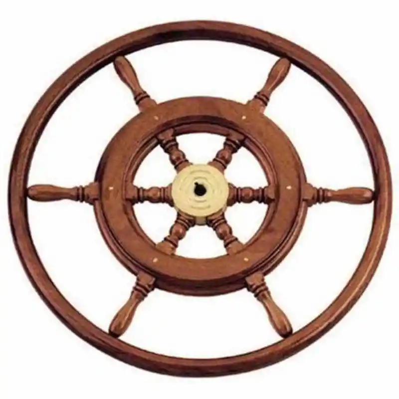 Savoretti T3B Ahşap Çemberli Dümen Simidi - 60cm