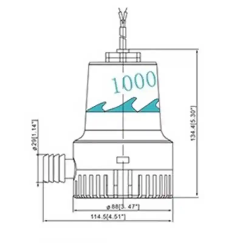 SEAMAXX Sintine Pompası 1000Gph 24V