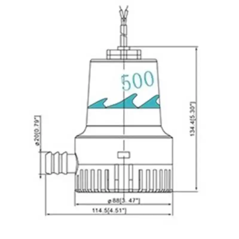 Seamaxx Sintine Pompası 500Gph 24V